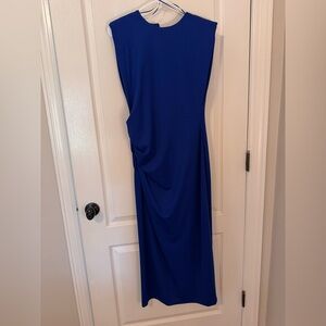 Zara Royal Blue Women’s Dress - Elegant Draped Gown